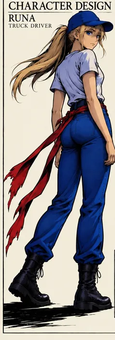 Runa, truck driver