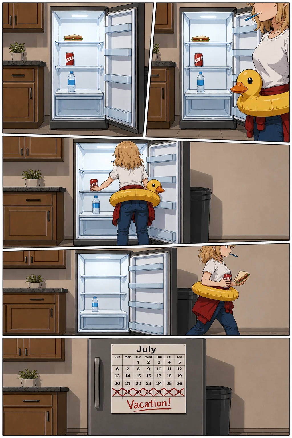Fridge Before Vacation