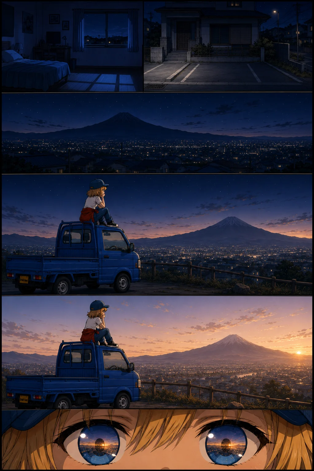 Sunrise Over Fuji