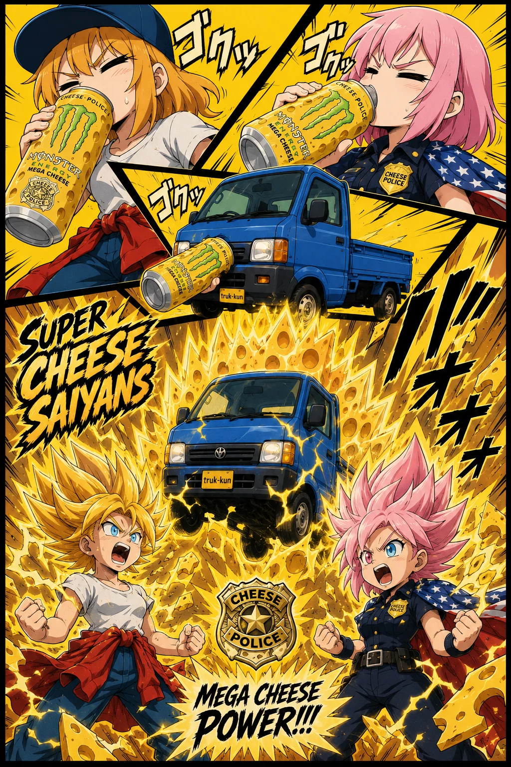 Super Cheese Saiyans